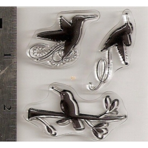 Studio G 'Humming Birds' Clear Stamp