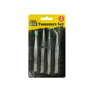 Tool Box Tweezers Set (Set of 4 pcs)