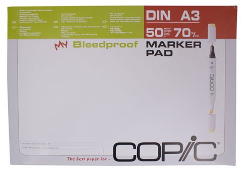 Copic Bleedproof Marker Pads A3 (50 Sheets/Pad)