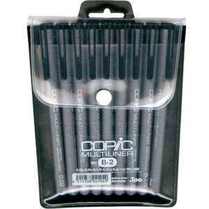 Copic Multiliner Black Set B2