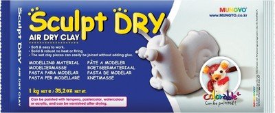 Mungyo Sculpt Dry - White Air Dry Clay (1kg)