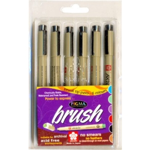 Sakura Pigma Brush Pens