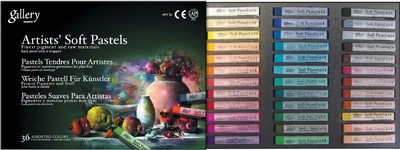 Mungyo Square Shaped Soft Pastel Crayon (36 assorted colors)