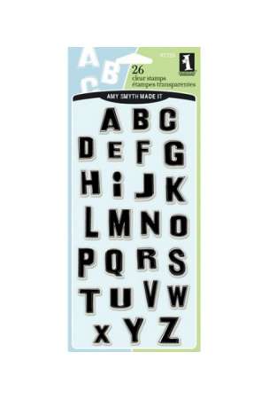 Inkadinkado Clear Stamps- Fun Alphabet (26 Stamps)