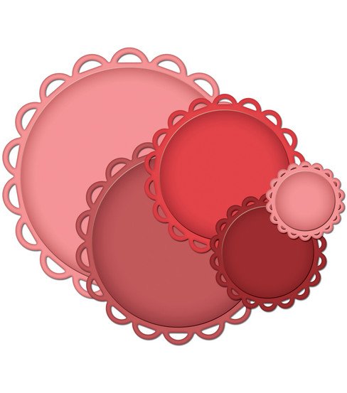 Spellbinders Nestabilities Elements Dies - Lacey Circles