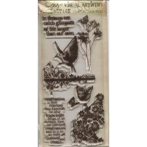 Tim Holtz Visual Artistry Clear Stamps - Flights of Fancy