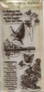 Tim Holtz Visual Artistry Clear Stamps - Flights of Fancy