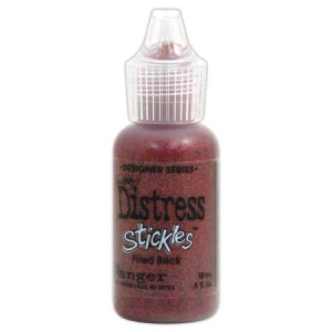 Tim Holtz Distress Stickles Glitter Glue - Fired Brick