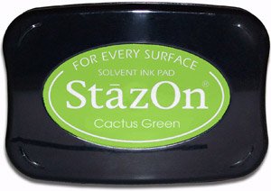 StazOn Solvent Ink Pad - Cactus Green