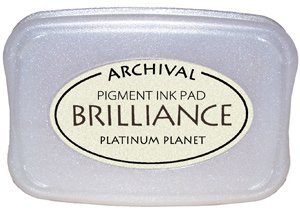 Brilliance Archival Pigment InkPad - Platinum Planet