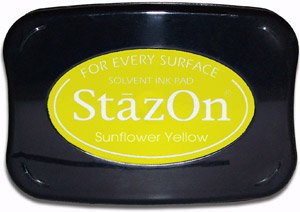 StazOn Solvent Ink Pad - Sunflower Yellow