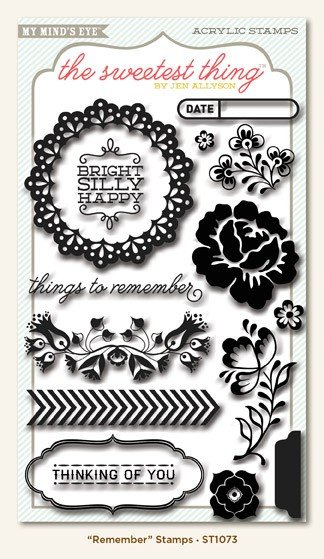 My Minds Eye The Sweetest Thing - Remember Clear Stamp