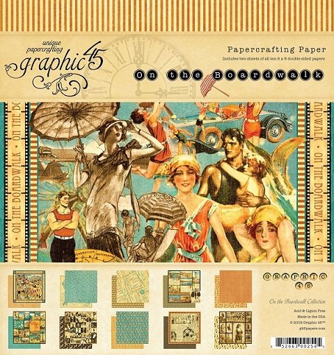 Graphich 45 - On the Broadwalk - 8X8 Paperpack