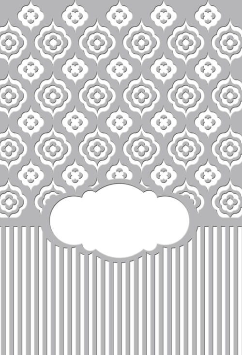 Couture Creations Embossing Folder - Dandiya (5"X7")
