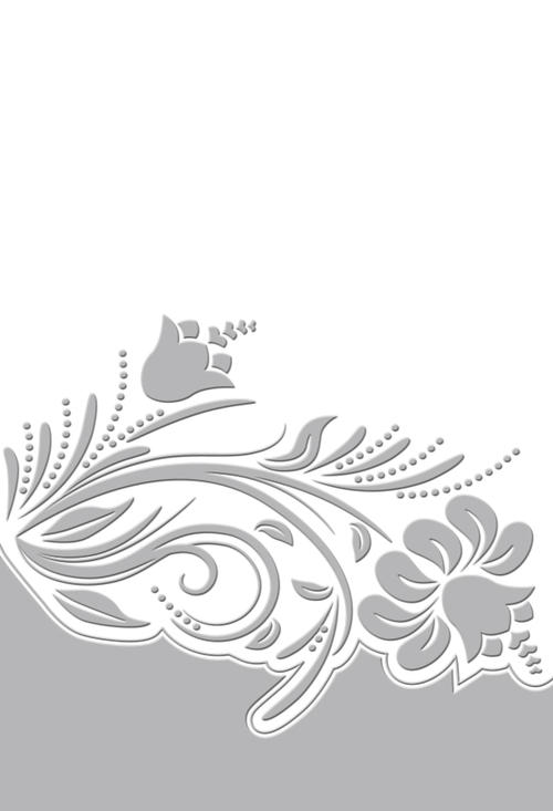 Couture Creations Embossing Folder - Melody (5"X7")