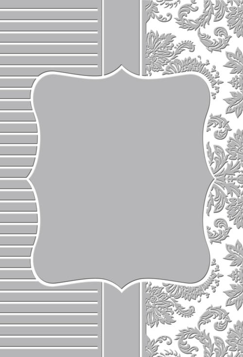 Couture Creations Embossing Folder - Timeless (5"X7")