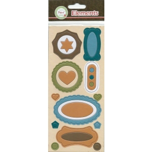 Papus Sticker Elements - Heart & Frames