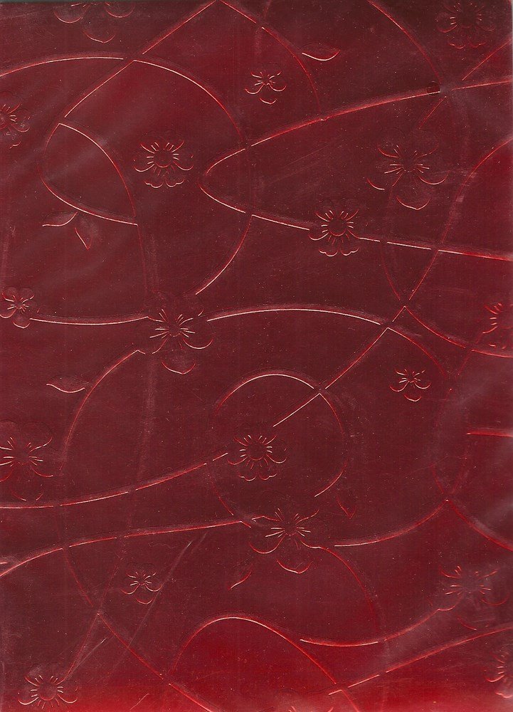 A5 Designer Paper - thick metallic embossed paper (Red)