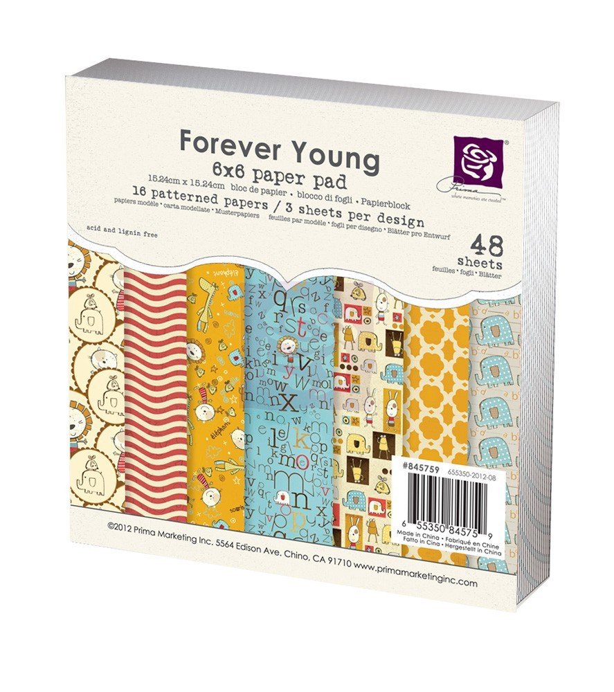 Prima - Forever Young - 6x6 Paperpack