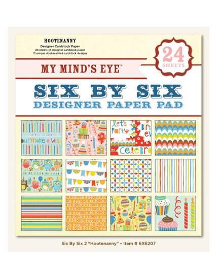 My Minds Eye - Hootenanny - 6x6 Paperpack