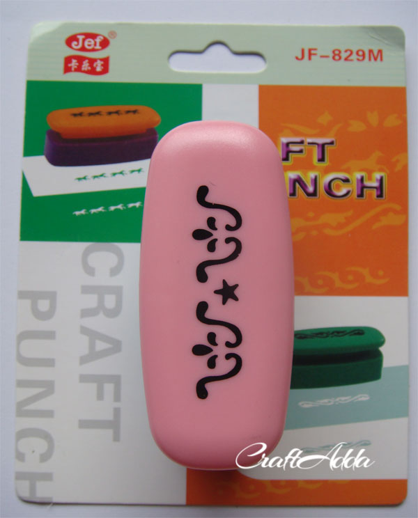 Jef Giant Craft Punch - Swirls and Stars