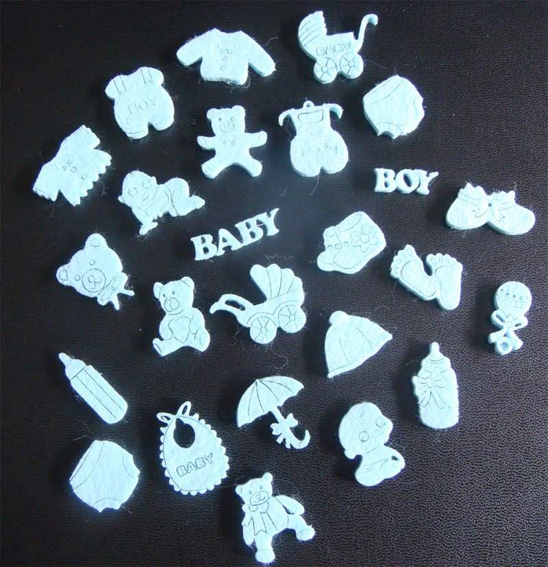 Baby Boy Felt Embellishment Set Combo 4