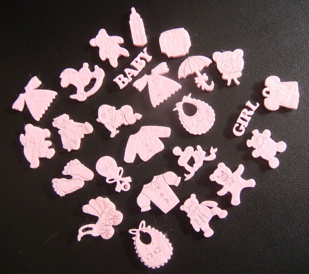 Baby Girl Felt Embellishment Set Combo 2