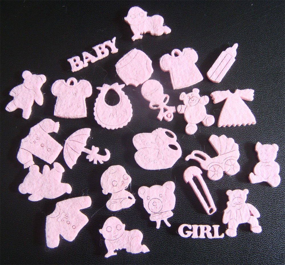 Baby Girl Felt Embellishment Set Combo 3
