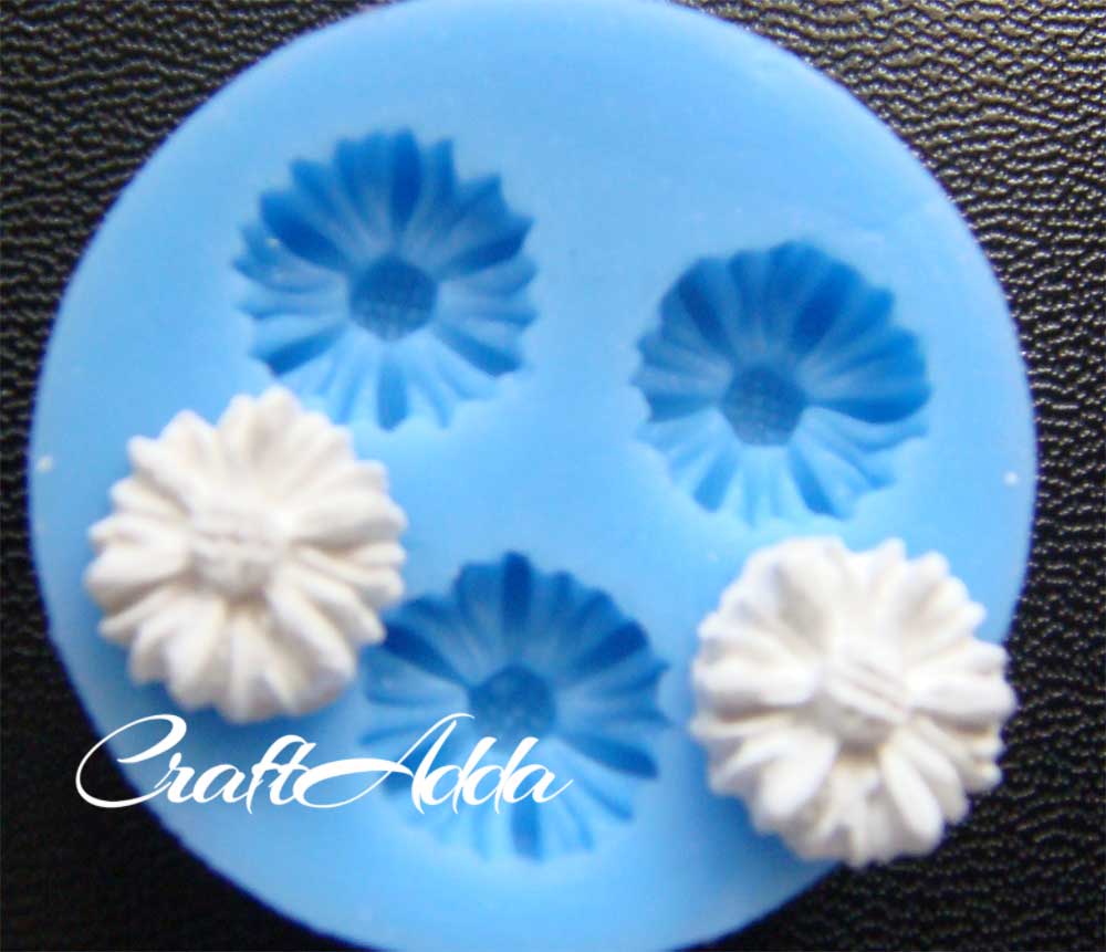 Small Daisy Silicone Clay Mould