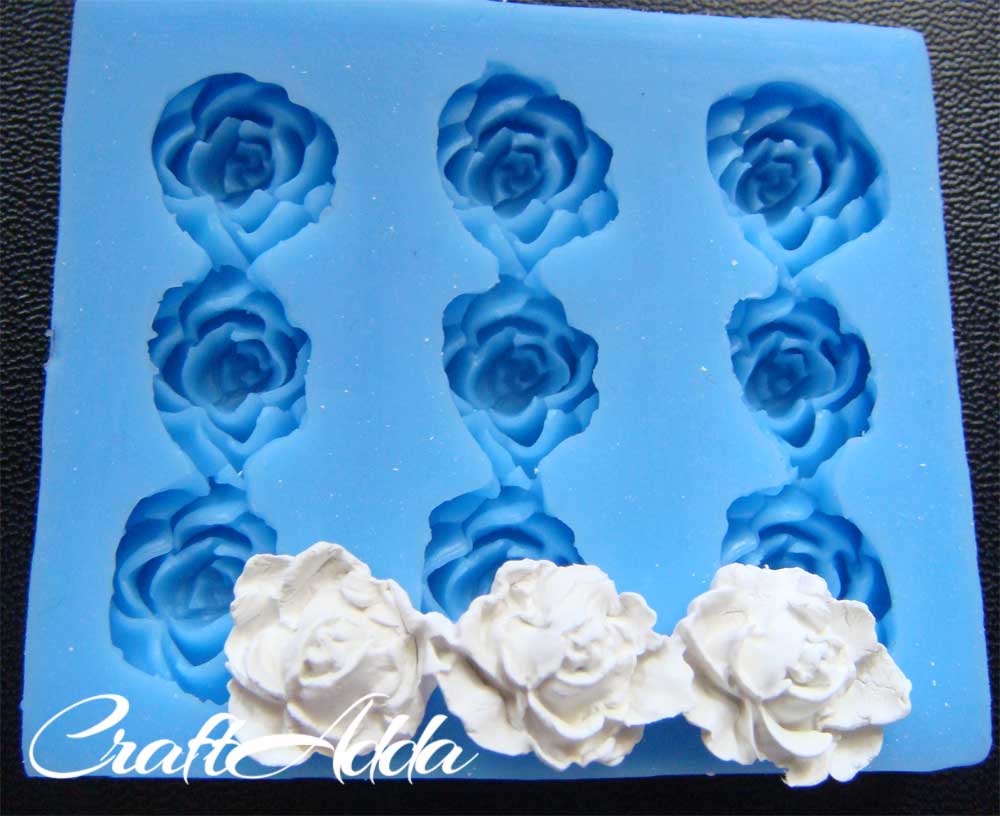 Rose Chain Silicone Clay Mould