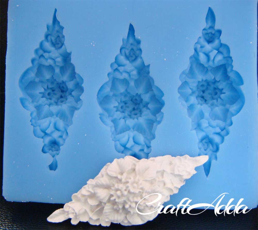 Diamond flower Silicone Clay Mould