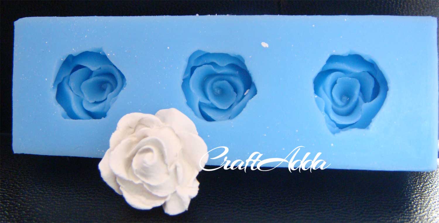 Rose Flower Silicone Clay Mould