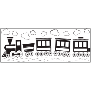 Fiskar Continous Stamps - Choo Choo