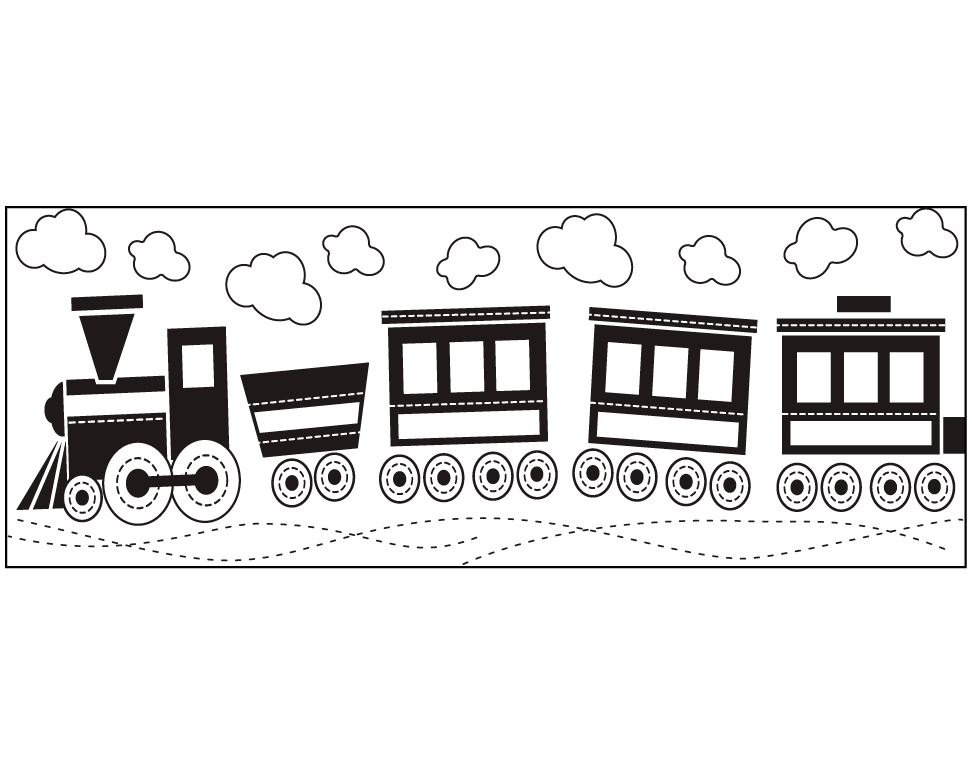Fiskar Continous Stamps - Choo Choo
