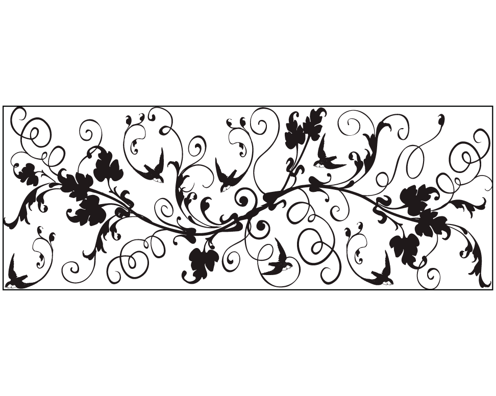 Fiskar Continous Stamps - Elegant Vines