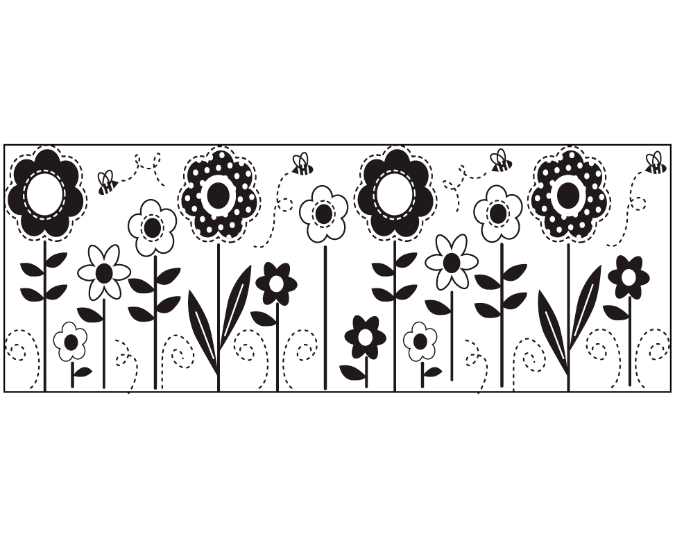 Fiskar Continous Stamps - Flowers