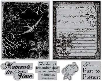 Ancestral Collage Cling Stamp