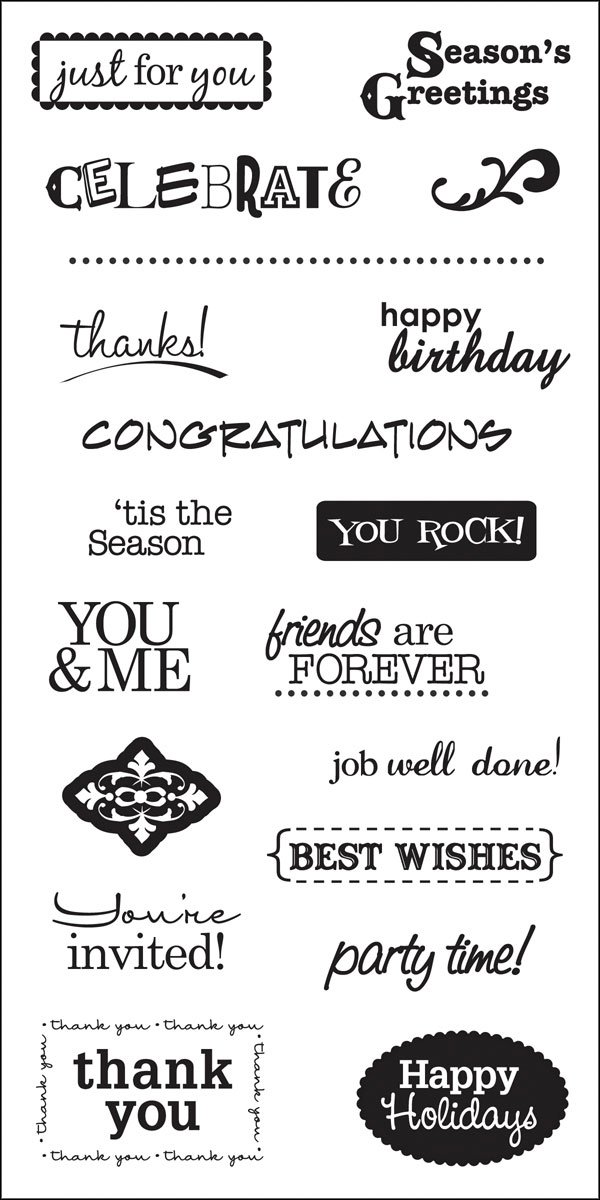 Fiskar Stamps - All Year Cheer