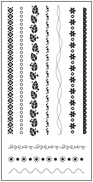 Fiskar Stamps - Border A Plenty