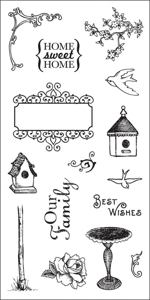 Fiskar Stamps - Home Sweet Home