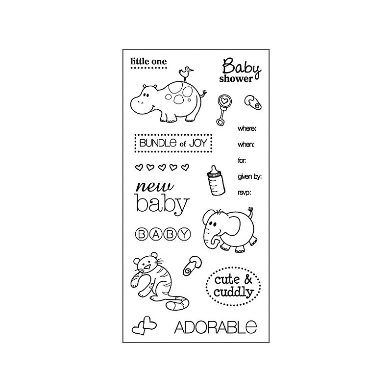 Fiskar Stamps - New Baby