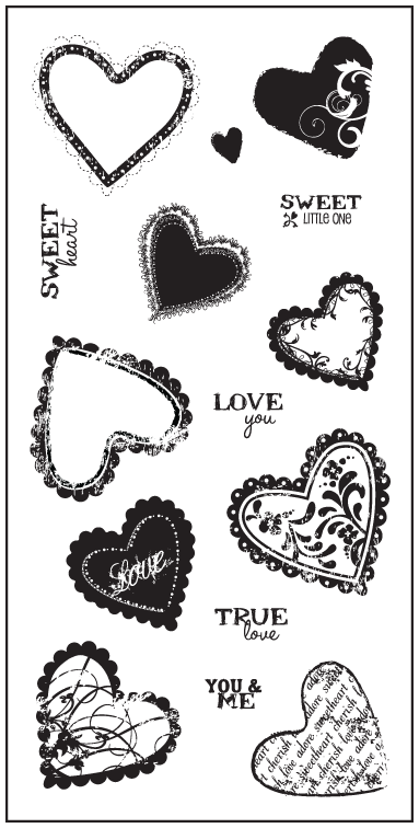 Fiskar Stamps - Punch Love