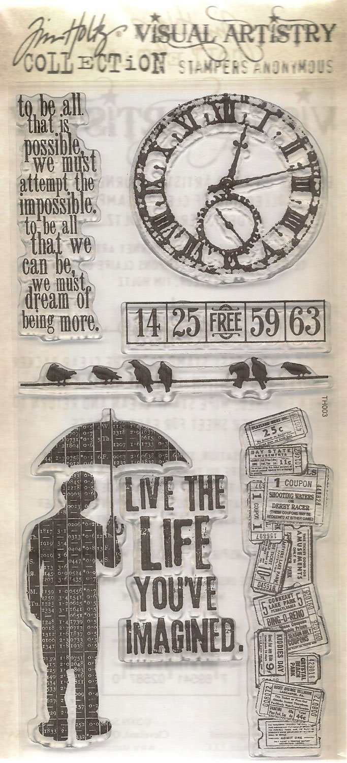 Tim Holtz Visual Artistry Clear Stamps - Lifes Possiblities
