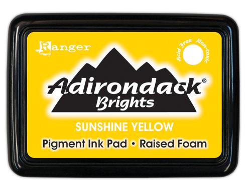 Adirondack Pigment Ink Pad Brights - Sunshine Yellow