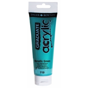 Daler Rowney Graduate Acrylics Tube - Metallic Green