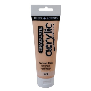 Daler Rowney Graduate Acrylics Tube - Portrait Pink