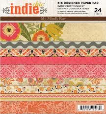 My Minds Eye - Indie Chic Collection - Ginger - 6x6 Paperpack