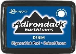 Adirondack Pigment Ink Pad Earthtones - Denim