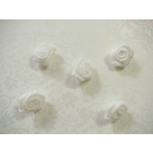 Felt Roses - White