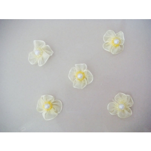 Net Flowers - Light Yellow